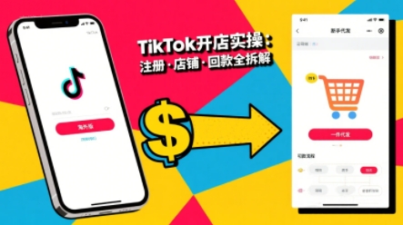 TikTok从开店到投流的进阶课，从基础实操到高阶技巧一网打尽-聚业