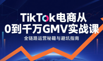 三千老师·TikTok电商从0到千万GMV实战课-聚业