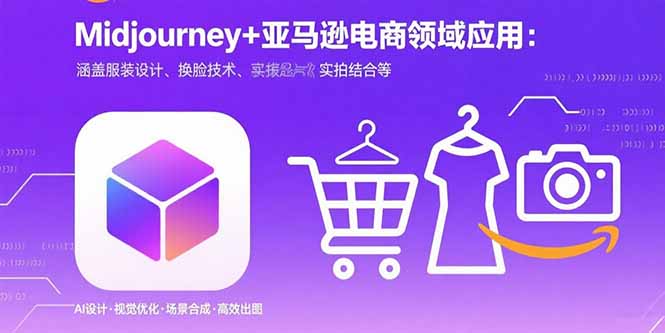 Midjourney+电商领域商业应用：涵盖服装设计、换脸技术、实拍结合等-聚业