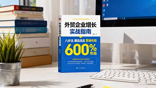外贸企业增长实战指南，八步法、爆品选品、营销布局，业绩增长300%-聚业
