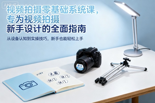 视频拍摄零基础系统课，专为视频拍摄新手设计的全面指南-聚业