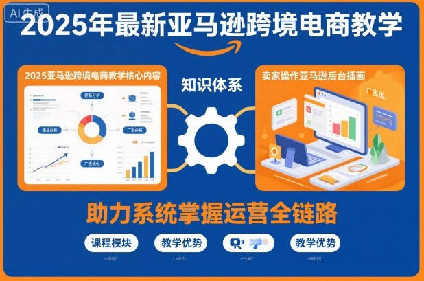 2025年最新亚马逊跨境电商教学，助力卖家系统掌握亚马逊运营全链路知识-聚业