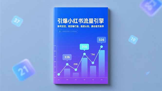 引爆小红书流量引擎,账号定位、视觉锤打造、底层认知,撬动首页推荐-聚业