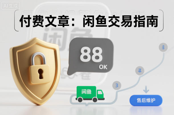 付费文章:闲鱼交易指南,怎么才能降低被坑被马扁的概率-聚业