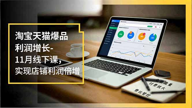 淘宝天猫爆品利润增长-11月线下课，免费流量、付费放大、费比管控，实现店铺利润倍增-聚业