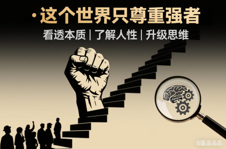 开悟1.0：这个世界只尊重强者，看透本质-了解人性-升级思维-聚业