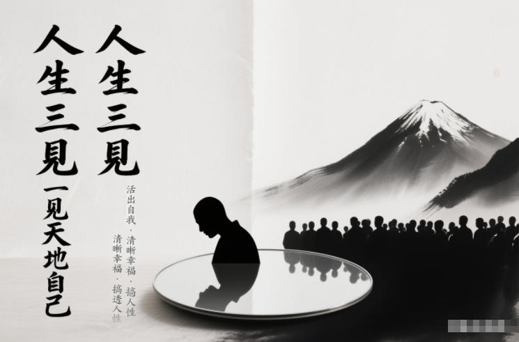 人生三见一见天地见众生见自己,活出自我拥有清晰幸福人生,搞透人性-聚业