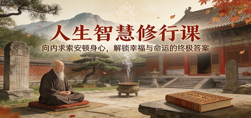 人生智慧修行课：向内求索安顿身心，解锁幸福与命运的终极答案-聚业