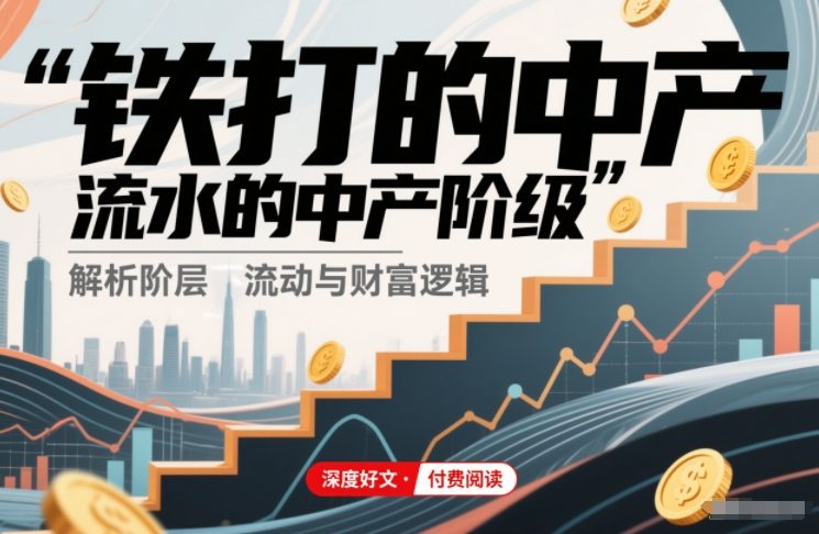 付费文章：铁打的中产，流水的中产阶级-聚业
