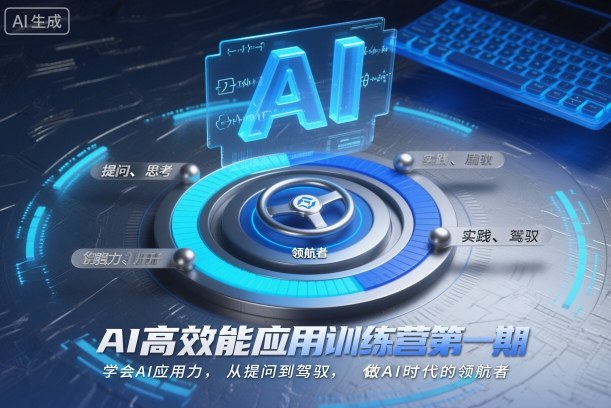 AI高效能应用训练营第一期，学会AI应用力，从提问到驾驭，做AI时代的领航者(更新)-聚业