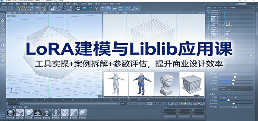 LoRA建模与Liblib应用课:工具实操+案例拆解+参数评估,提升商业设计效率-聚业