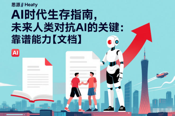 AI时代生存指南,未来人类对抗AI的关键:靠谱能力【文档】-聚业