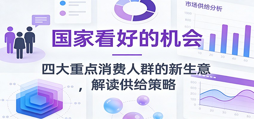 公众号付费文章:国家看好的机会,四大重点消费人群的新生意,解读供给策略-聚业