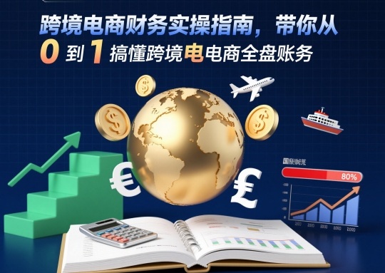 跨境电商财务实操指南,带你从0到1搞懂跨境电商全盘账务-聚业