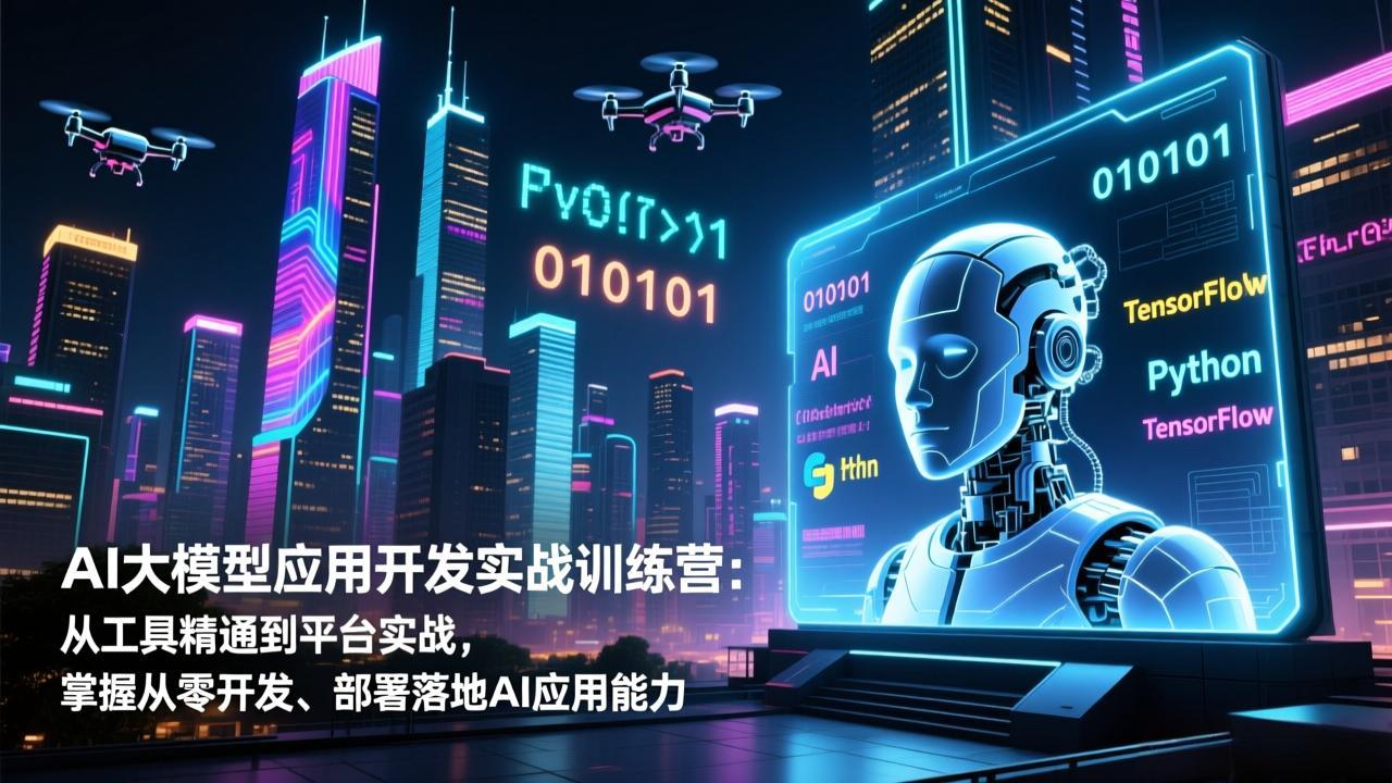 AI大模型应用开发实战训练营:从工具精通到平台实战,掌握从零开发、部署落地AI应用能力-聚业