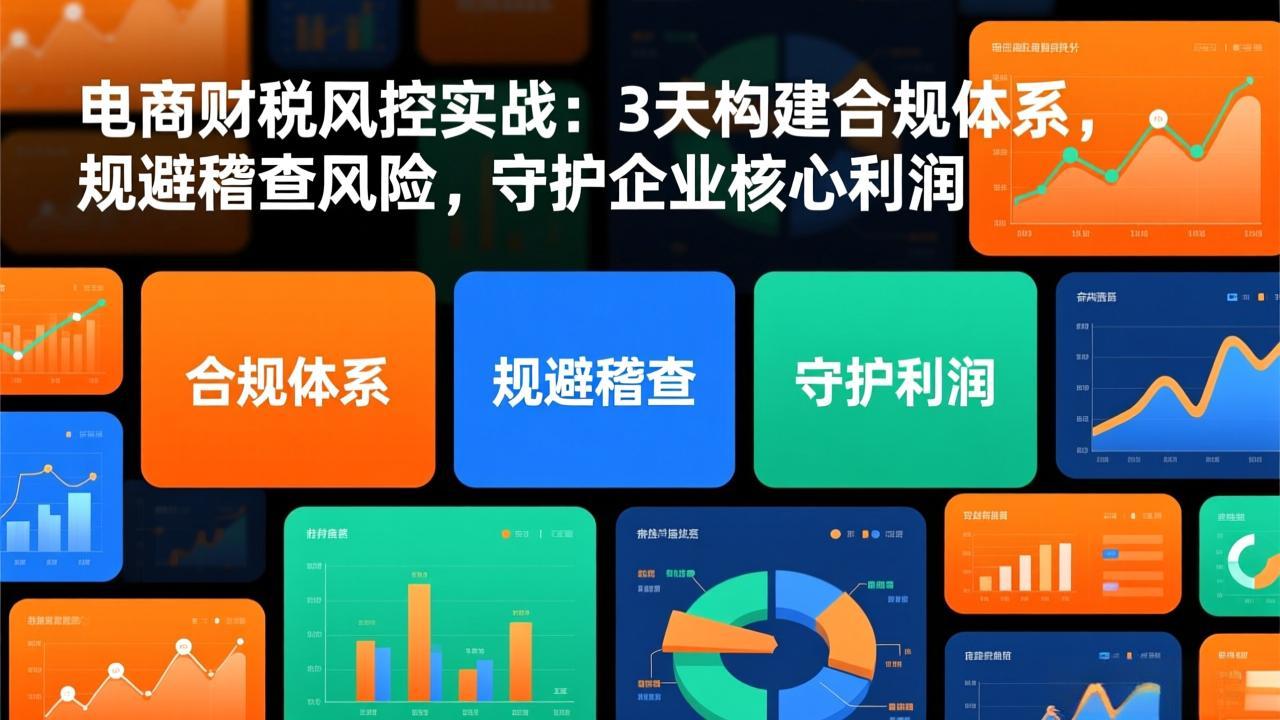 电商财税风控实战:3天构建合规体系,规避稽查风险,守护企业核心利润-聚业