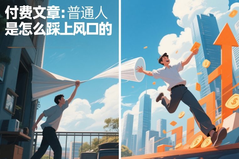 付费文章:普通人是怎么踩上风口的-聚业