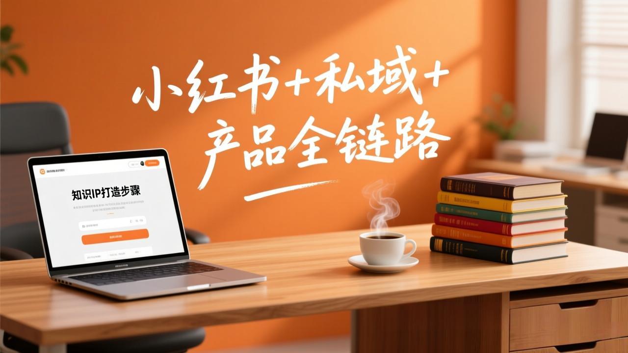 个人IP系统变现课2026,小红书+私域+产品全链路,手把手教你打造年入百万的知识IP-聚业