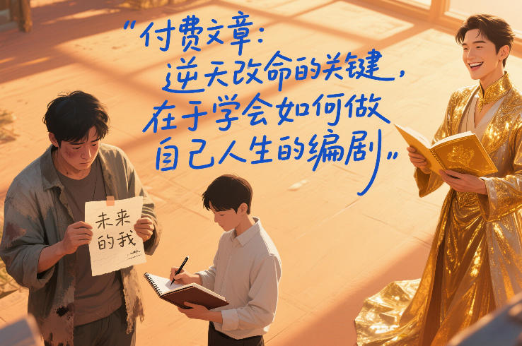 付费文章:逆天改命的关键,在于学会如何做自己人生的编剧-聚业