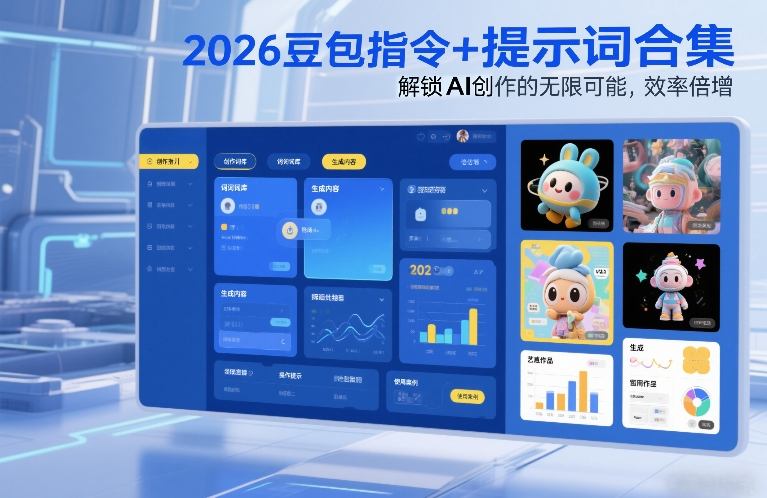 2026豆包指令+提示词合集,解锁AI创作的无限可能,效率倍增-聚业