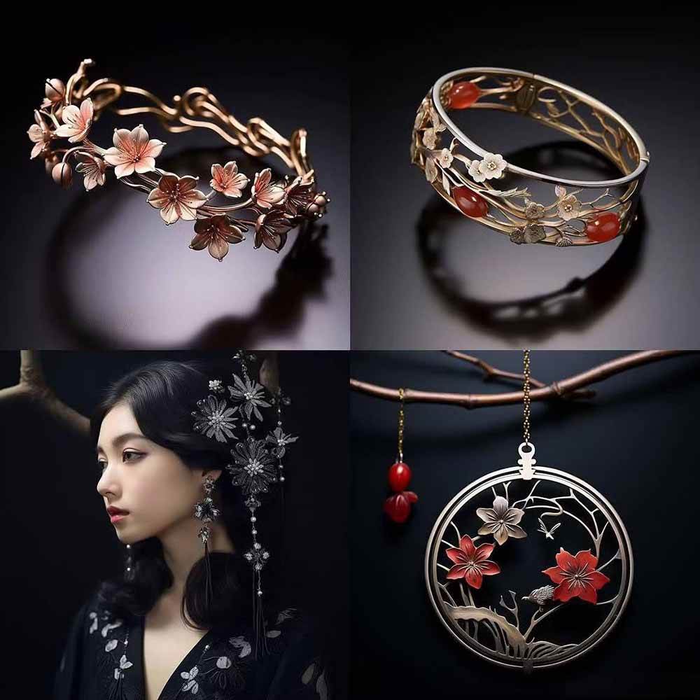 图片[6]-463个Midjourney珠宝摄影提示词：覆盖全品类珠宝，AI设计秒出专业效果-聚业