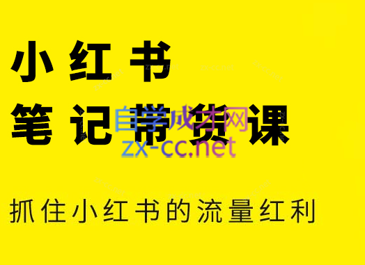 张宾·小红书笔记带货课(更新2026)-聚业