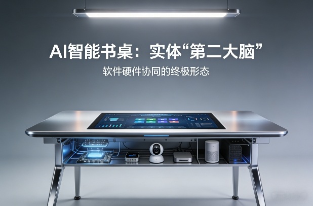 AI智能书桌搭建，构建你的实体“第二大脑”，软件硬件协同的终极形态-聚业