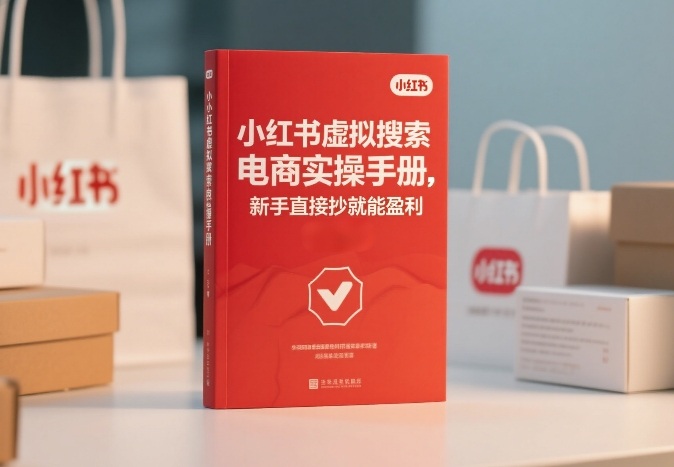 小红书虚拟搜索电商实操手册,新手直接抄就能盈利-聚业