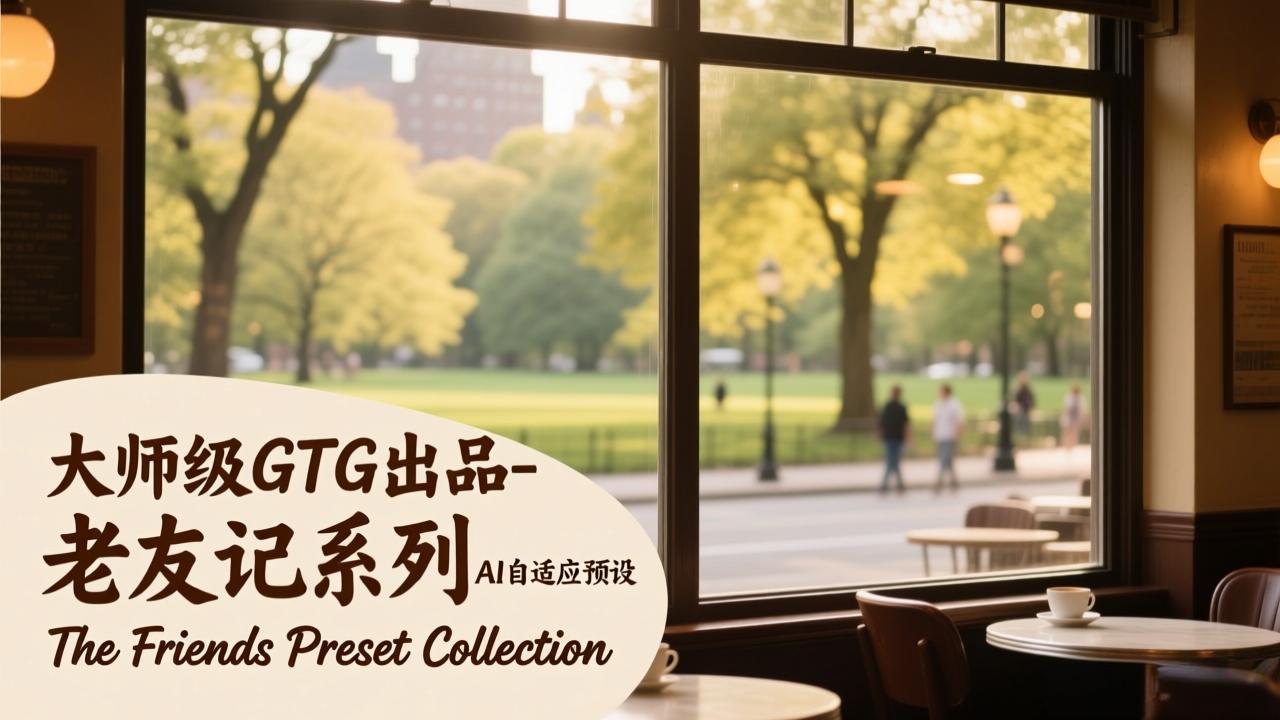 大师级GTG出品-老友记系列AI自适应预设The Friends Preset Collection-聚业