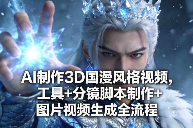 AI制作3D国漫风格视频,工具+分镜脚本制作+图片视频生成全流程-聚业