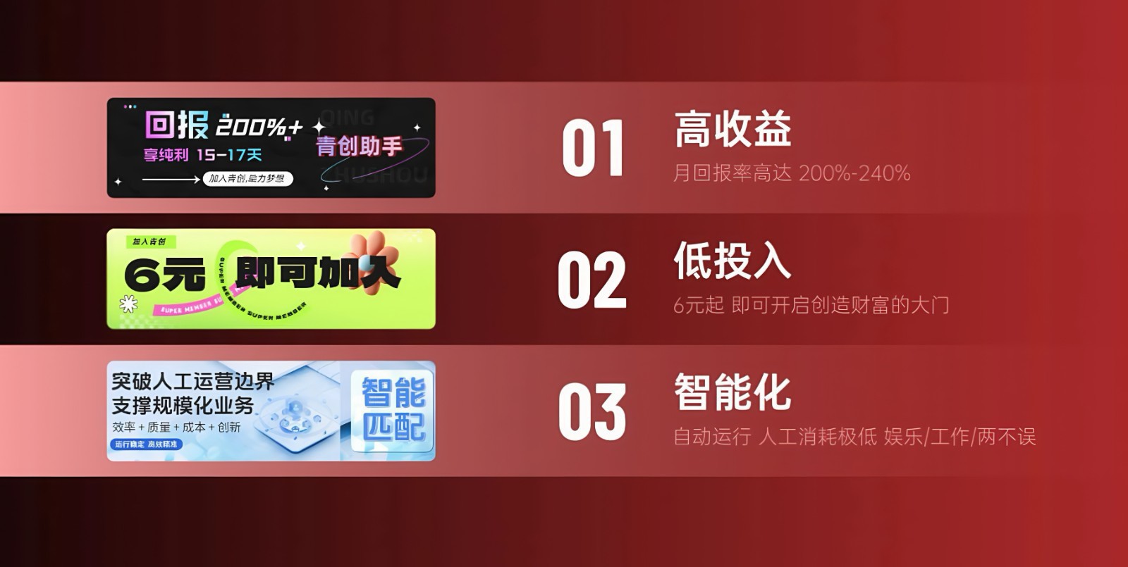 图片[2]-青创助手0门槛副业！每天手机挂机4小时日赚300+！无套路！-聚业
