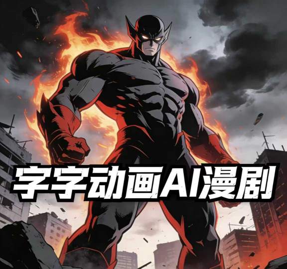 字字动画AI漫剧2026年第1期系统课程，小白看完就能学会实操的漫剧课，单人月收1-3W-聚业
