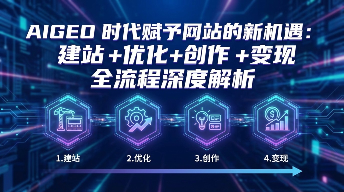 AIGEO+时代赋予网站的新机遇:建站+优化+创作+变现+全流程深度解析-聚业