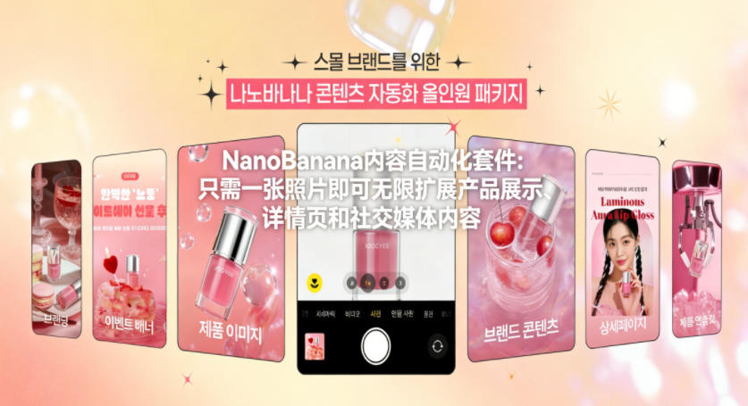 NanoBanana内容自动化套件:只需一张照片即可无限扩展产品展示、详情页和社交媒体内容!-聚业