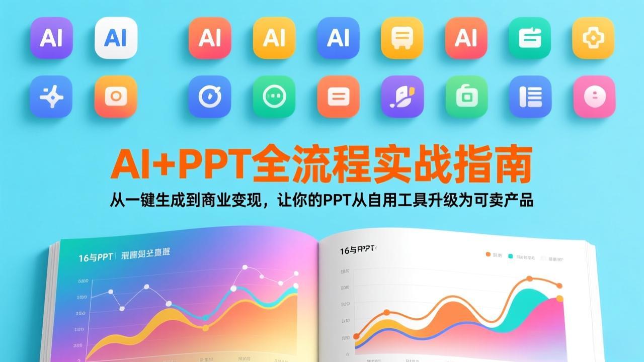 AI+PPT全流程实战指南：从一键生成到商业变现，让你的PPT从自用工具升级为可卖产品-聚业