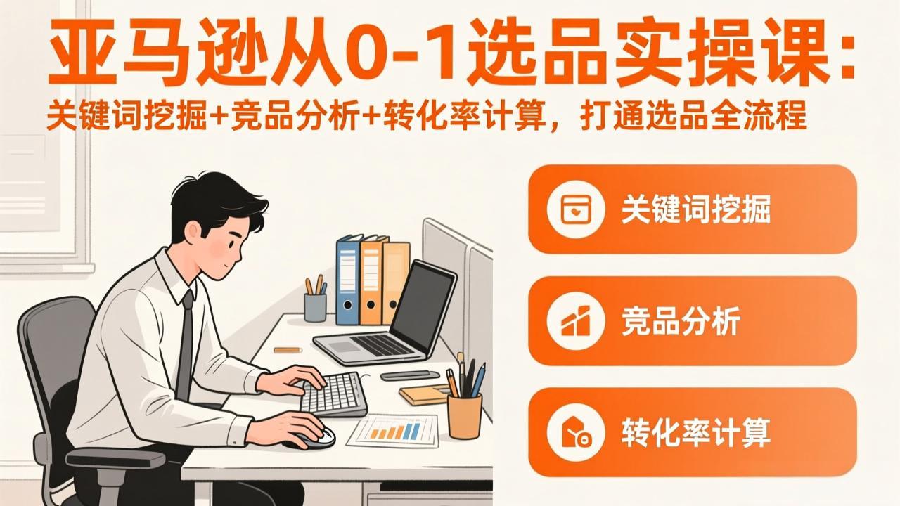 亚马逊从0-1选品实操课(更新3月-聚业