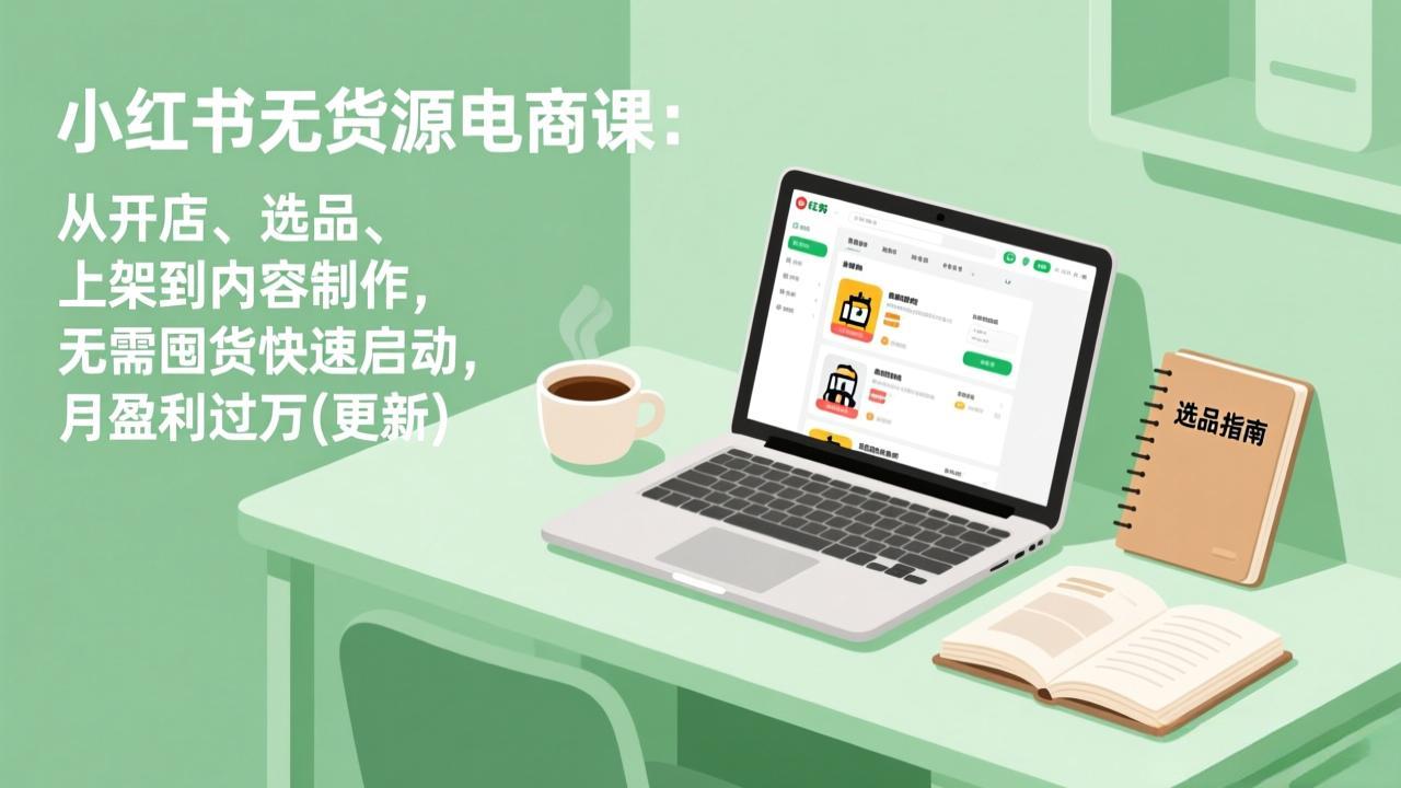 小红书无货源电商课(3月更新-聚业