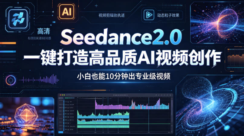 Seedance2.0一键打造高品质AI视频创作，小白也能10分钟出专业级视频-聚业