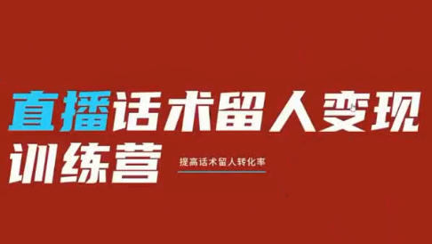 纹汐·直播话术留人变现训练营-聚业