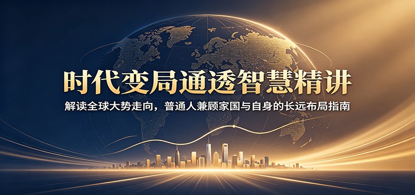 时代变局通透智慧精讲:解读全球大势走向,普通人兼顾家国与自身的长远布局指南-聚业