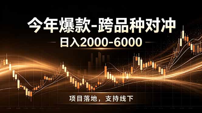 全新跨品种对冲模式上线!日稳定盈利 2000-6000,合规长久可批量放大-聚业