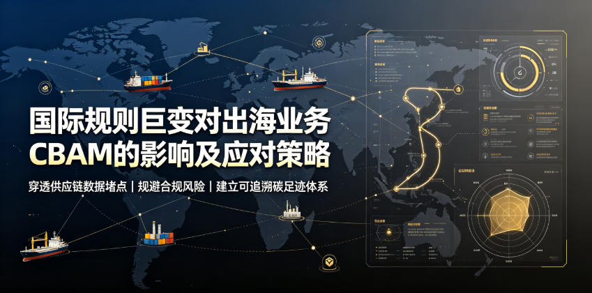 国际规则巨变对出海业务CBAM的影响及应对策略，帮助企业穿透供应链数据堵点，规避合规风险-聚业