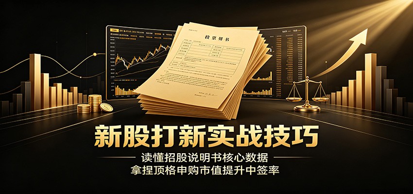 新股打新实战技巧:读懂招股说明书核心数据,拿捏顶格申购市值提升中签率-聚业