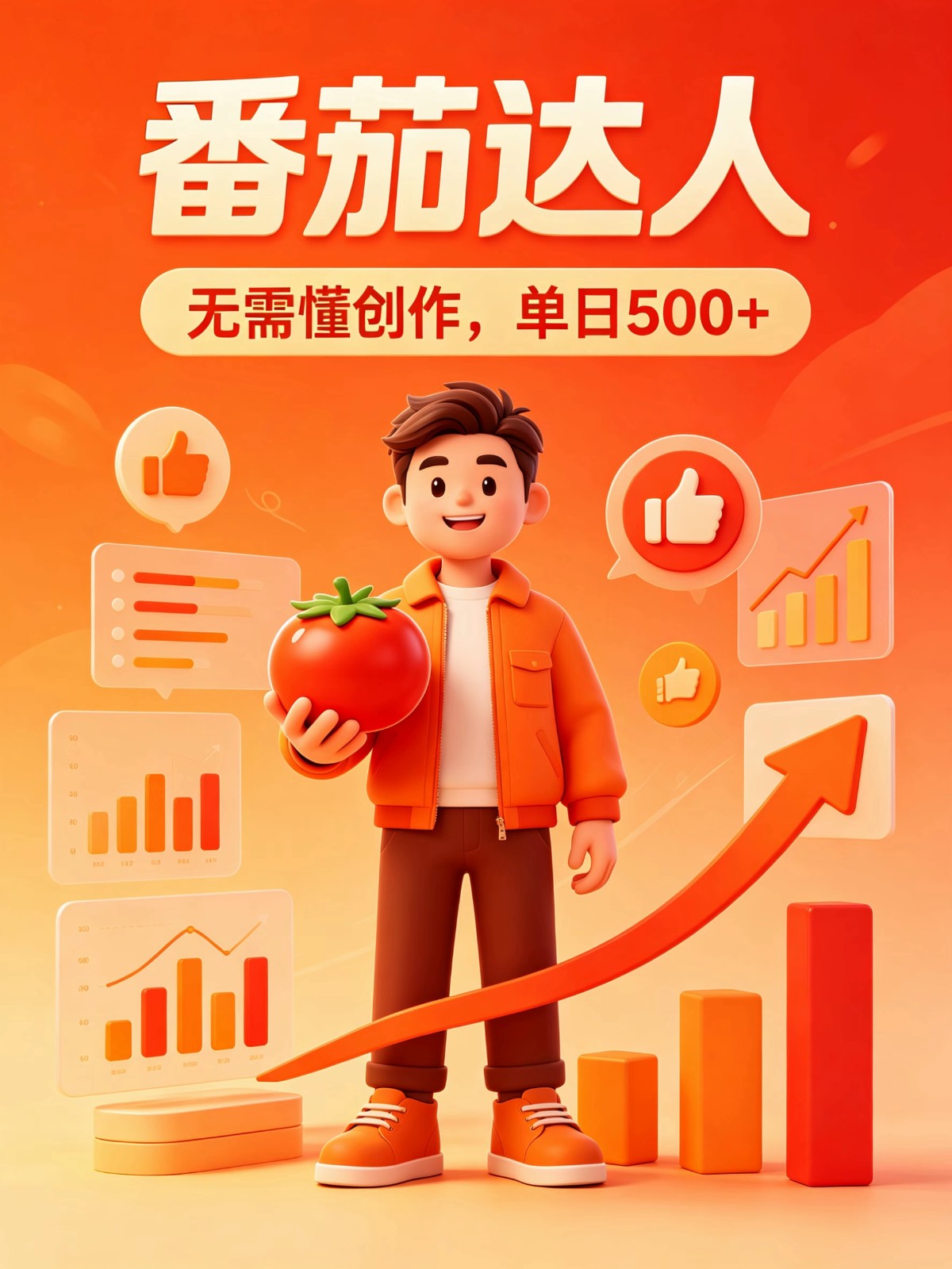 番茄小说达人全自动变现,普通人轻松日入500+-聚业