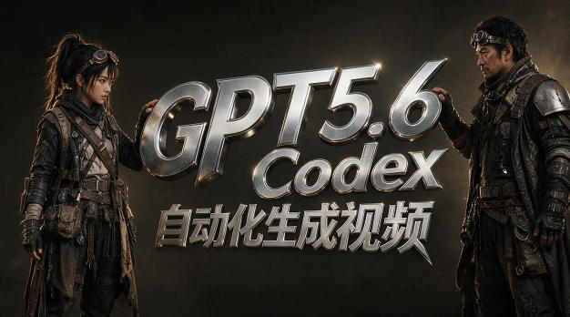 GPT5.6+Codex自动化视频生成:提示词设计×角色设定×封面海报×工作流思路,高效产出AI视频-聚业