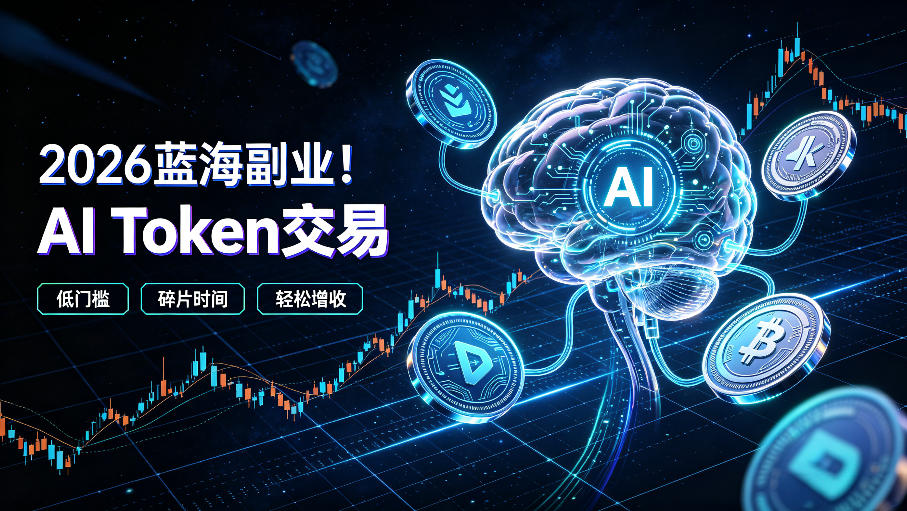 2026全新风口副业|AI智能Token交易,空闲时间轻松 賺 收益,无需全天盯盘【揭秘】-聚业