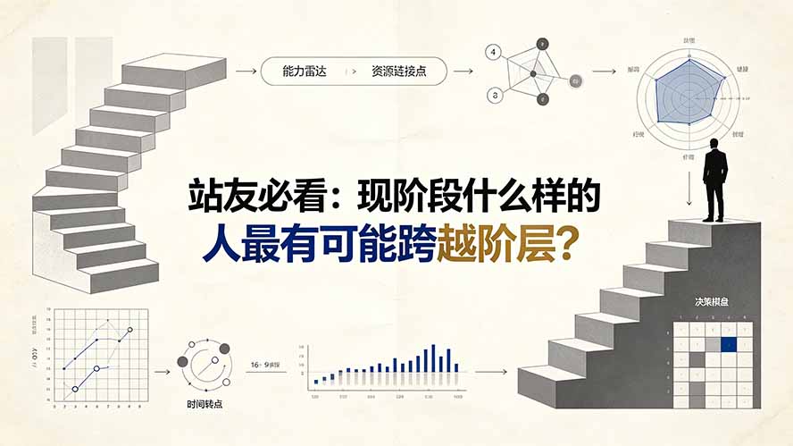 付费文章:站友必看:现阶段什么样的人最有可能跨越阶层?-聚业