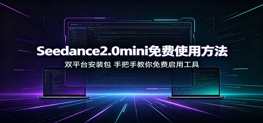 Seedance2.0mini免费使用方法:双平台安装包,手把手教你免费启用工具-聚业