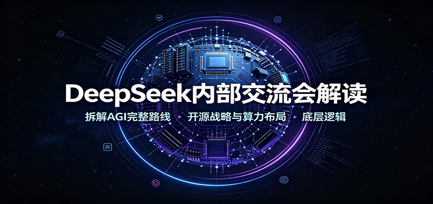 DeepSeek内部交流会解读：拆解AGI完整路线，开源战略与算力布局底层逻辑-聚业