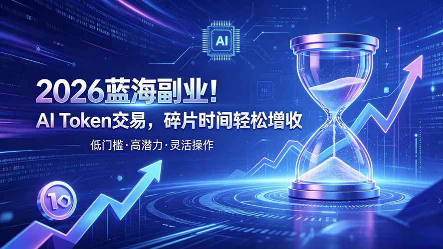 AI Token算力赛道!普通人可入局的数字副业-聚业